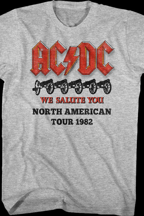 North American Tour 1982 ACDC Shirtmain product image