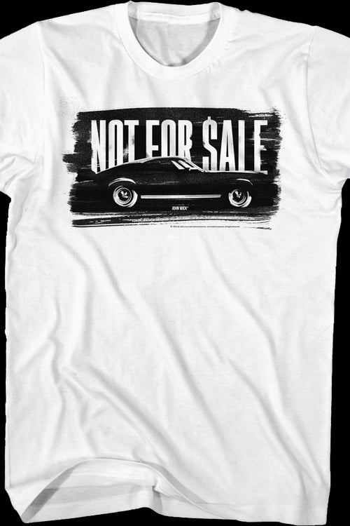 Not For Sale John Wick T-Shirtmain product image