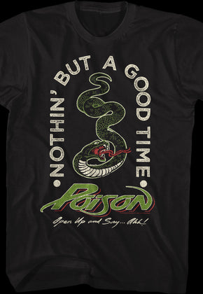 Poison Nothin' But A Good Time T-Shirt