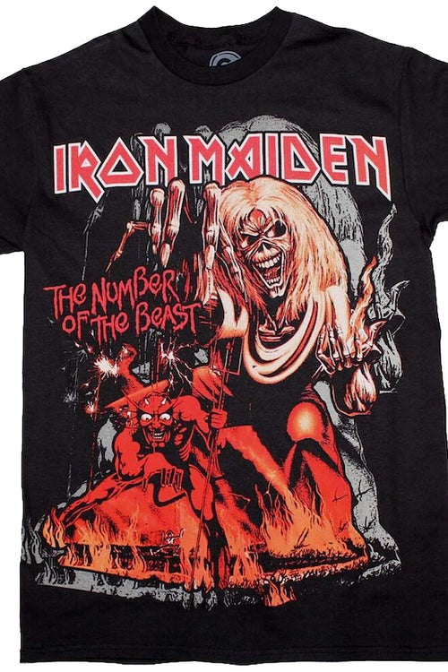 Rockline Number Of The Beast Iron Maiden T-Shirtmain product image