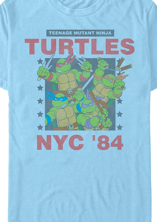 NYC '84 Teenage Mutant Ninja Turtles T-Shirt - main product image