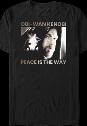 Obi-Wan Kenobi Peace Is The Way Star Wars T-Shirt