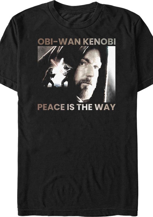 Obi-Wan Kenobi Peace Is The Way Star Wars T-Shirt - main product image