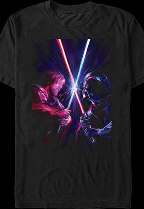 Obi-Wan Kenobi vs Darth Vader Star Wars T-Shirt