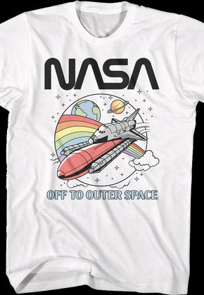 Off To Outer Space NASA T-Shirt