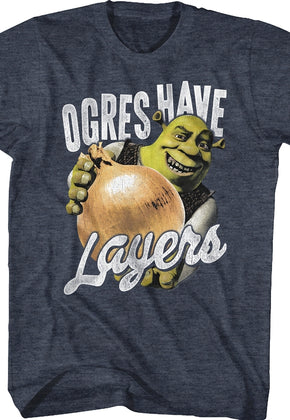 Ogres Have Layers Shrek T-Shirt