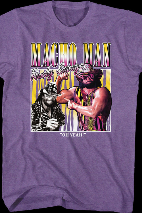 Oh Yeah Collage Macho Man Randy Savage T-Shirtmain product image