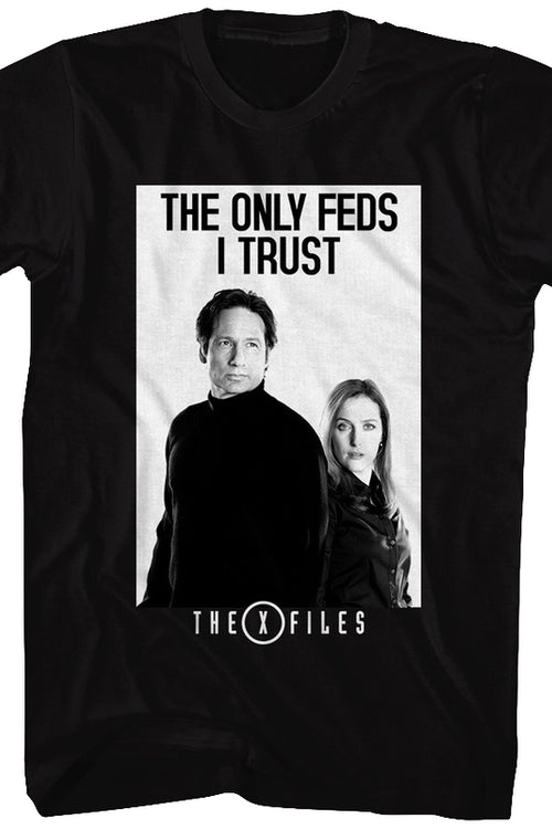 Only Feds I Trust X-Files T-Shirtmain product image