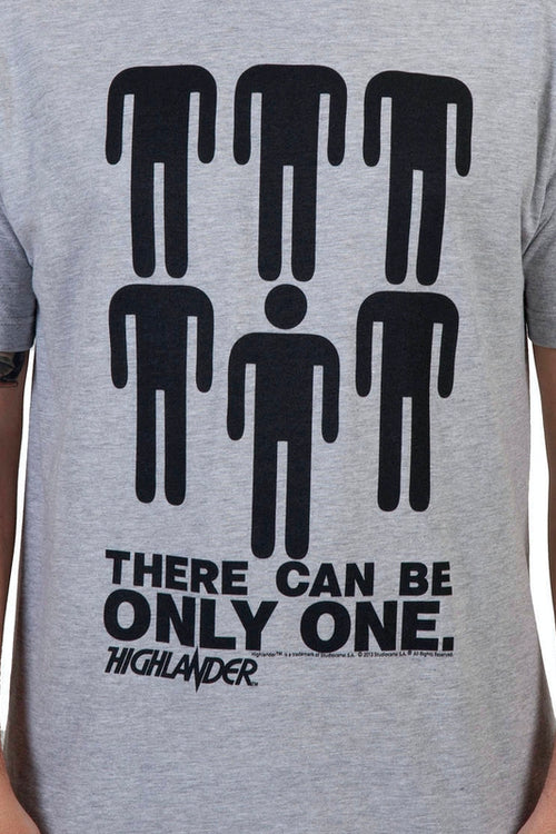 Only One Highl&er Shirt: 80s Movies Highlander T-shirt
