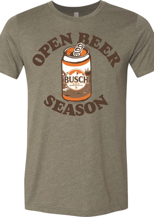 Open Beer Season Busch T-Shirt - main product image