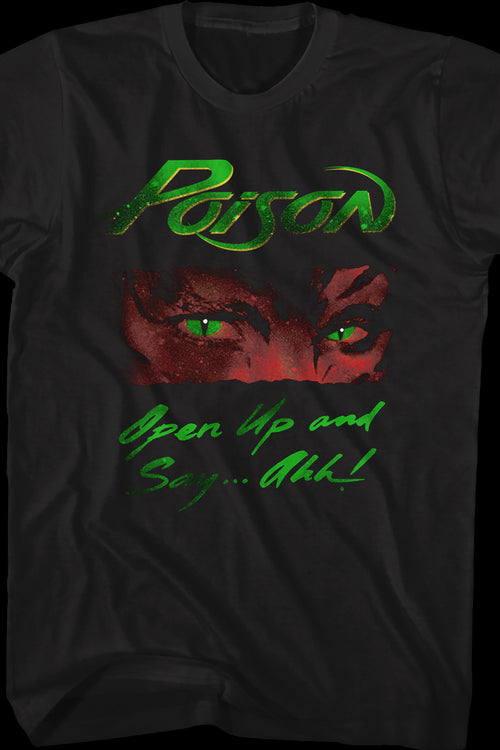 Open Up And Say Ahh Track List Poison T-Shirtmain product image