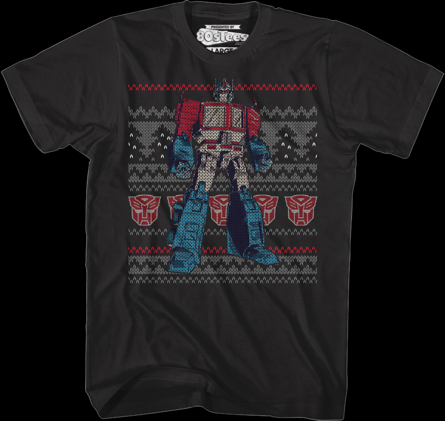 Transformers ugly sweater hotsell