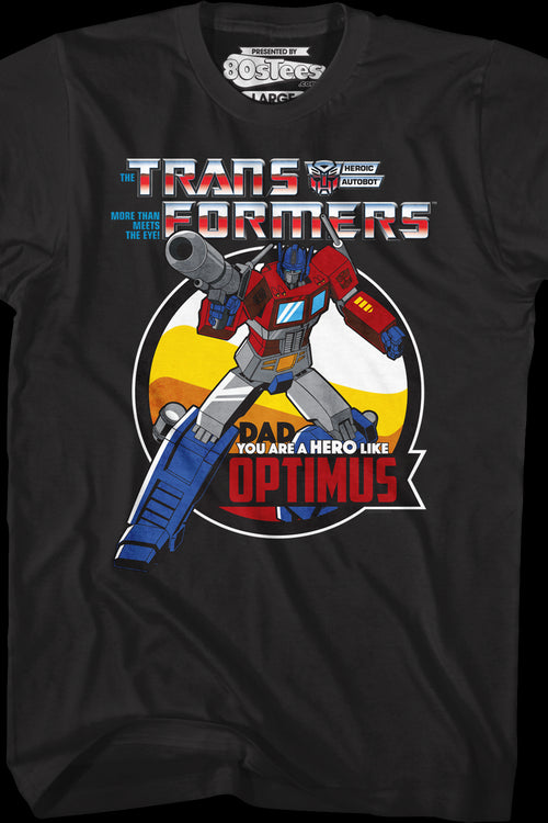 Optimus Prime Heroic Father's Day Transformers T-Shirtmain product image