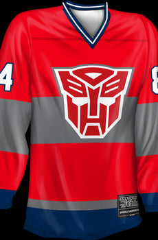 Optimus Prime Hockey Jersey