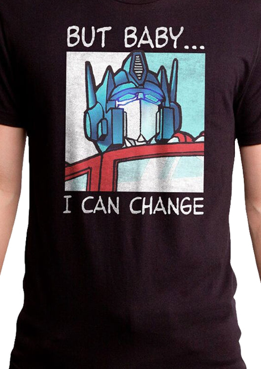 Optimus Prime I Can Change Transformers T-Shirt - main product image