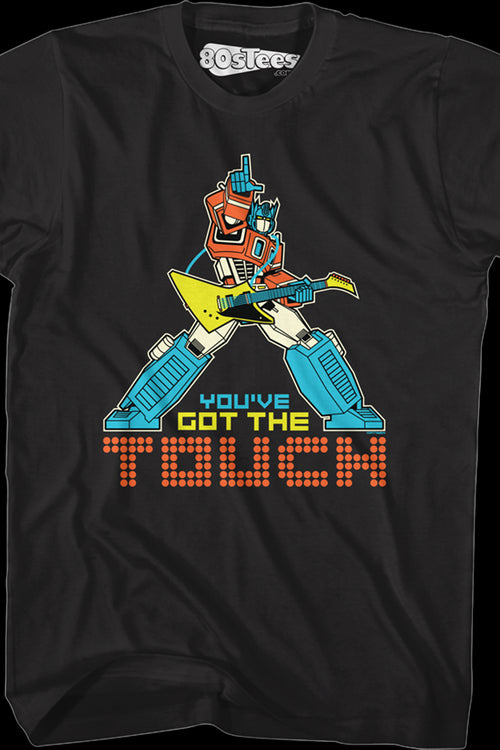 Transformers You've Got The Touch T-Shirt: Stan Bush Song 1986 Movie