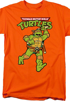 Orange Michelangelo Teenage Mutant Ninja Turtles T-Shirt