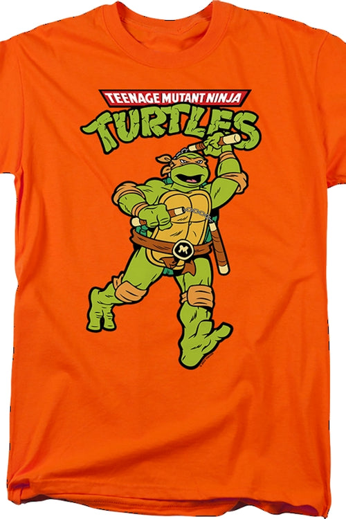 Orange Michelangelo Teenage Mutant Ninja Turtles T-Shirtmain product image