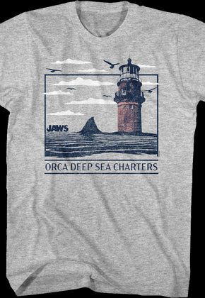 Orca Deep Sea Charters Jaws T-Shirt