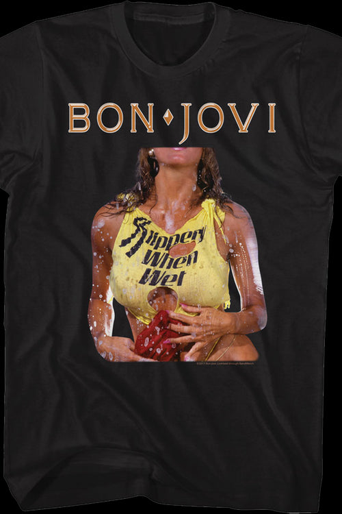 Original Slippery When Wet Cover Bon Jovi T-Shirt