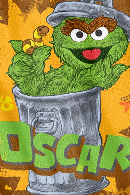 Oscar The Grouch Sesame Street Towelmain product image
