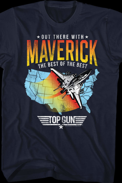 Out There With Maverick Top Gun T-Shirtmain product image