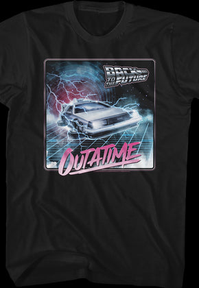 OUTATIME Lightning Storm Back To The Future T-Shirt