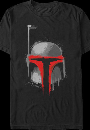 Paint Splatter Boba Fett Star Wars T-Shirt