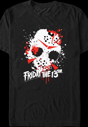 Paint Splatter Friday the 13th T-Shirt