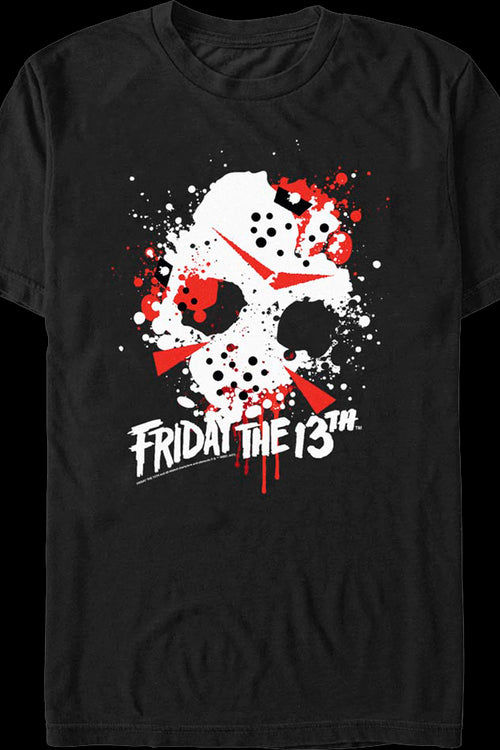Paint Splatter Friday the 13th T-Shirtmain product image