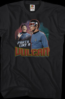 Party Like A Vulcan Star Trek T-Shirt
