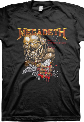 Manic Peace Sells Who's Buying Megadeth T-Shirt