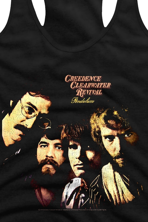 Ladies Pendulum Album Cover CCR Racerback Tank Topmain product image