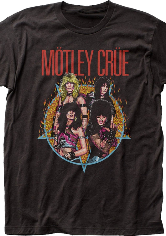 Pentagram Motley Crue T-Shirt - main product image