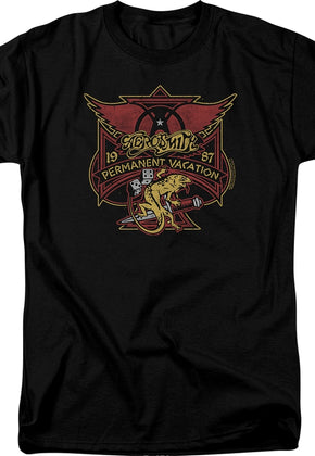 Trevco Permanent Vacation 1987 Aerosmith T-Shirt