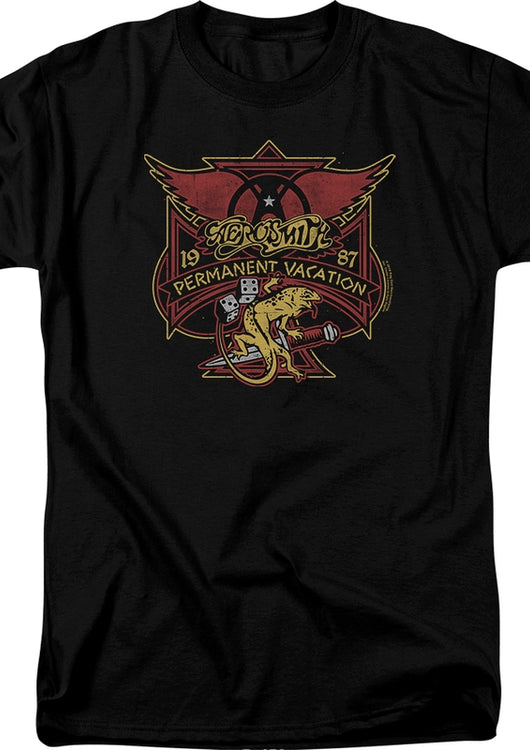 Trevco Permanent Vacation 1987 Aerosmith T-Shirt - main product image