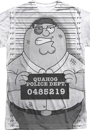 Peter Griffin Mug Shot Family Guy T-Shirt