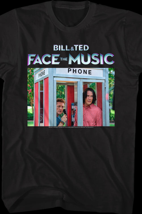 Phone Booth Bill and Ted Face the Music T-Shirtmain product image