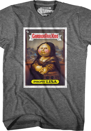 Phony Lisa Garbage Pail Kids T-Shirt