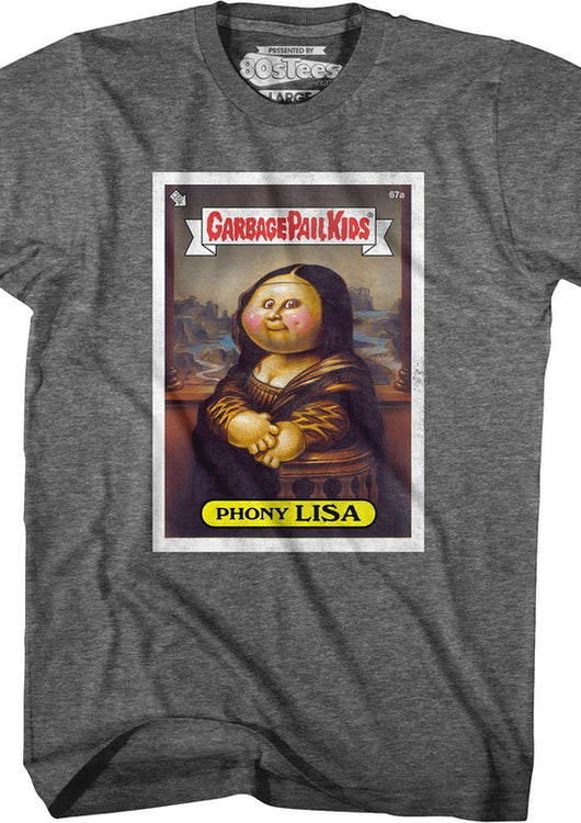 Phony Lisa Garbage Pail Kids T-Shirt - main product image