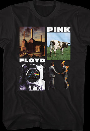 Photo Collage Pink Floyd T-Shirt