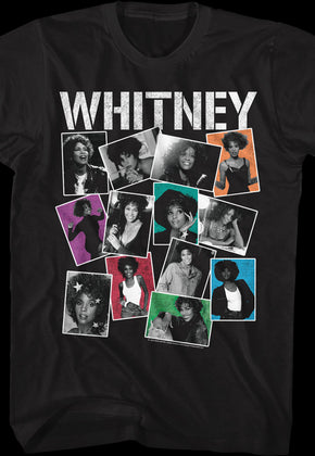Photo Collage Whitney Houston T-Shirt