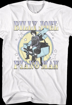 Piano Man Stars Billy Joel T-Shirt