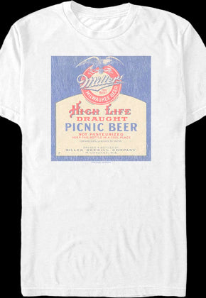 Picnic Beer Miller High Life T-Shirt