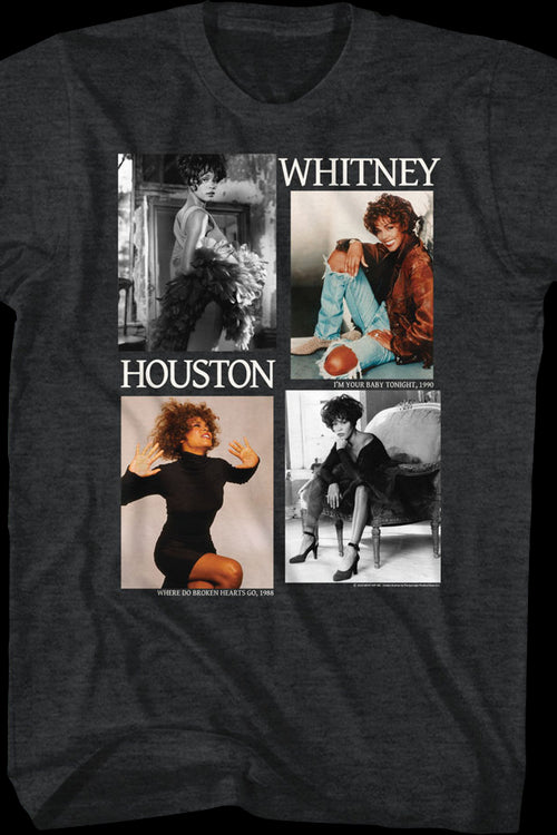 Picture Blocks Whitney Houston T-Shirtmain product image