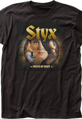 Pieces Of Eight Album Cover Styx T-Shirt