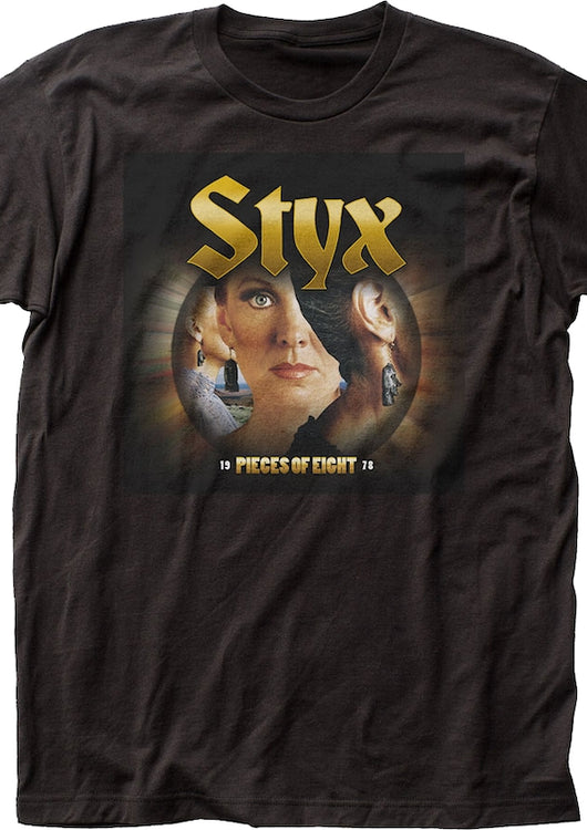 Pieces Of Eight Album Cover Styx T-Shirt - main product image