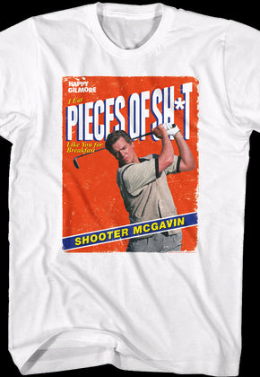 Pieces Of Shit Cereal Box Happy Gilmore T-Shirt