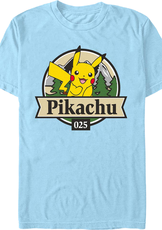 Pikachu Banner Pokemon T-Shirt - main product image
