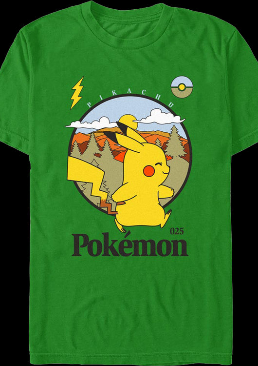 Pikachu Electric Type Pokemon T-Shirt - main product image